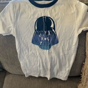 GAP Kids White and Navy Star Wars Tee